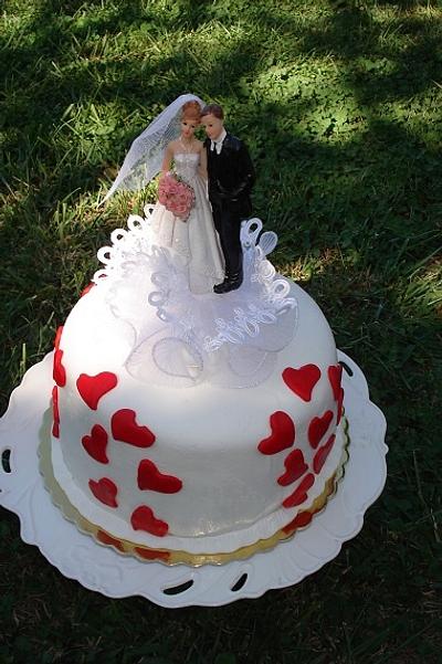 Small wedding cake - Cake by Petra Florean