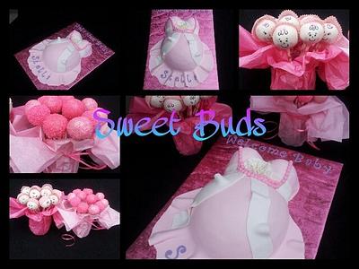 Pink Baby Shower - Cake by Angelica