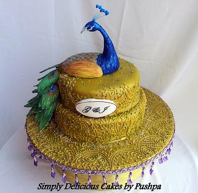 Proud as a Peacock  - Cake by Pushpa Natarajan