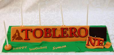 Toblerone chocolate bar - Cake by Gil