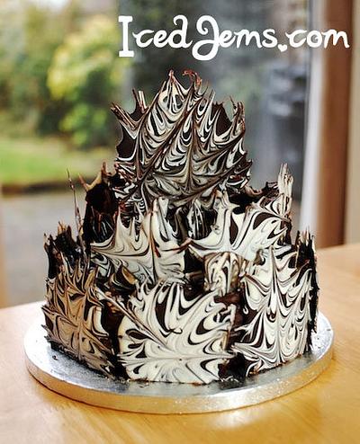 Marble Chocolate Cake - Cake by IcedJems