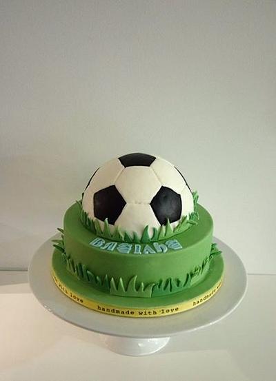 "soccer" - Cake by Sugar Addict by Alexandra Alifakioti