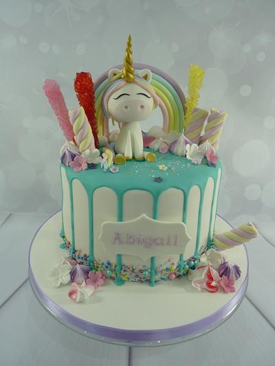 Unicorn Rainbow Drip Cake - Cake by CodsallCupcakes