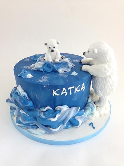Polar bears - Cake by tomima