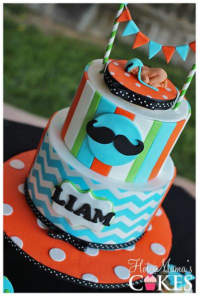 Little Man Liam - Cake by Hot Mama's Cakes