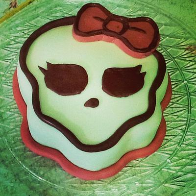 Monster high skull - Cake by Sunkies cakes