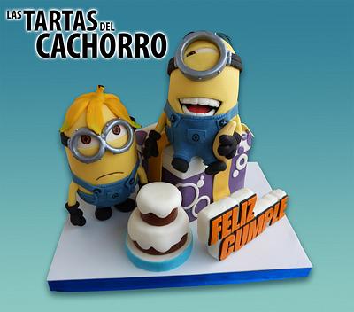 Minion cake - Cake by Las tartas del Cachorro by Daniel Casero
