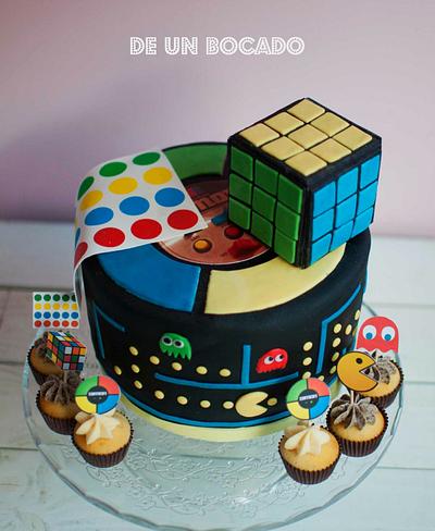 80's games cake - Cake by Carmen