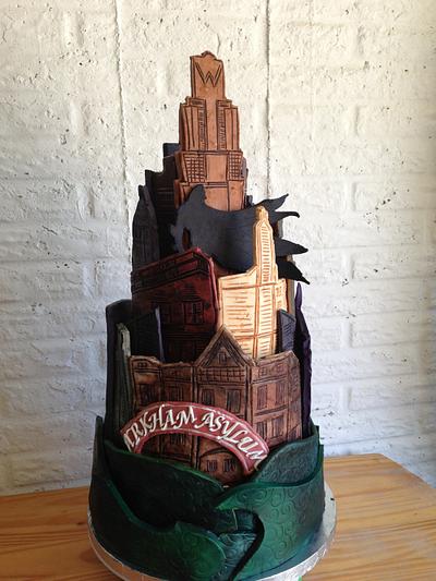 Gotham City Wedding cake - Cake by For Goodness Cake!