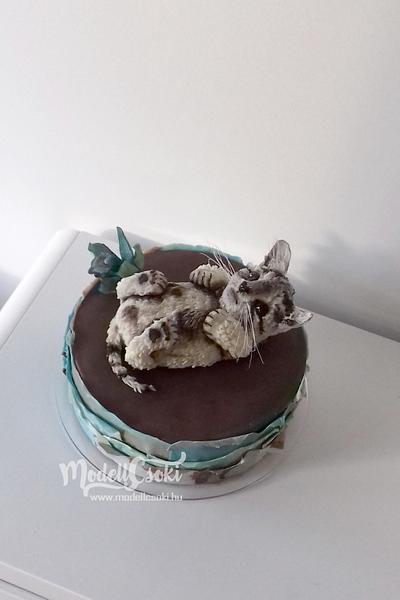 Lovable silly kitten - Cake by Agnes Havan-tortadecor.hu