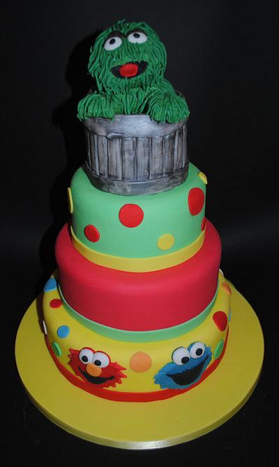 Sesame Street - Cake by Donna