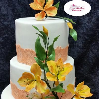 weddingcake - Cake by Anita vd Heijden