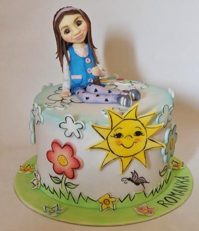 A small paintress cake - Cake by Veronika