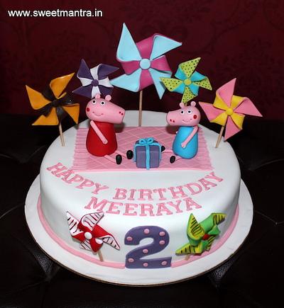 Peppa Pig cake - Cake by Sweet Mantra Homemade Customized Cakes Pune