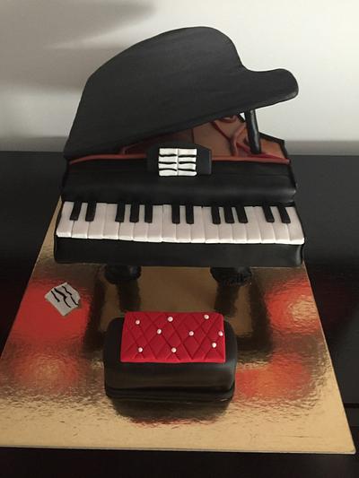 Piano player - Cake by SCakedesigner