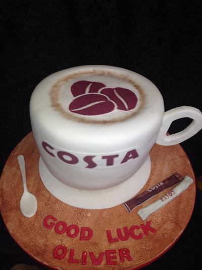 Costa coffee  - Cake by Kirstie's cakes