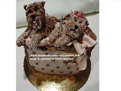 dogs - Cake by carlaquintas