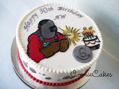 A welder's birthday - Cake by Corrie