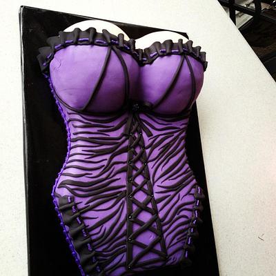 Corset cake - Cake by Michelle