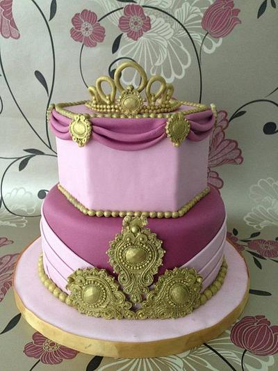 Regal Princess Cake - Cake by CakeyBakey Boutique