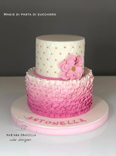 Ruffle cake - Cake by Mariana Frascella