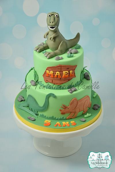 Dinosaur Cake - Cake by Les Tentations de Camille
