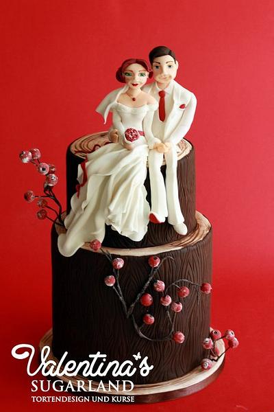 Winter Love - Wedding Cake for CakeArt Special Magazin - Cake by Valentina's Sugarland