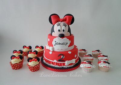 Minnie Mouse - Cake by loveliciouscakes