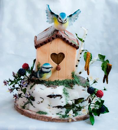 Birdhouse cake... - Cake by daroof