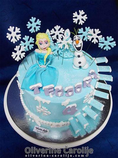 Frozen Cake - Cake by Oliverine Čarolije 