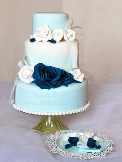 BRIDAL BLUE - Cake by Marilu' Giare' Art & Sweet Style
