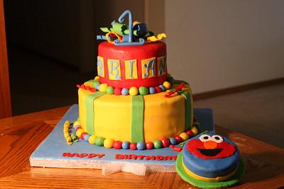 Elmo Cake - Cake by Chaitra Makam