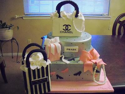 Designer Birthday Cake - Cake by Erica Floyd Bradley