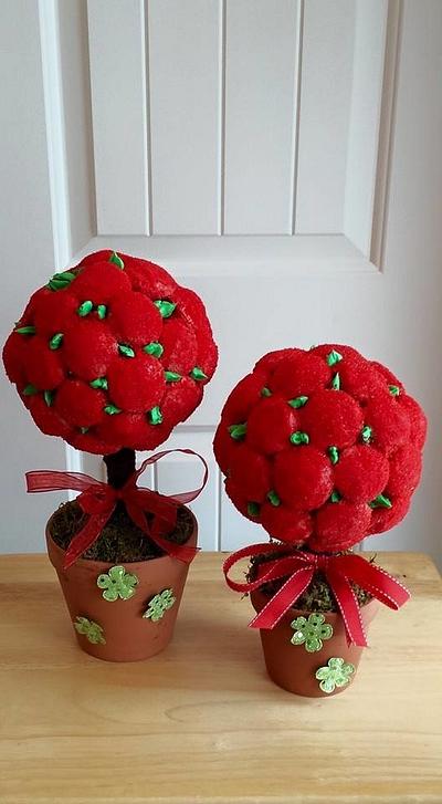 APPLE TOPIARY TREES - Cake by Enza - Sweet-E