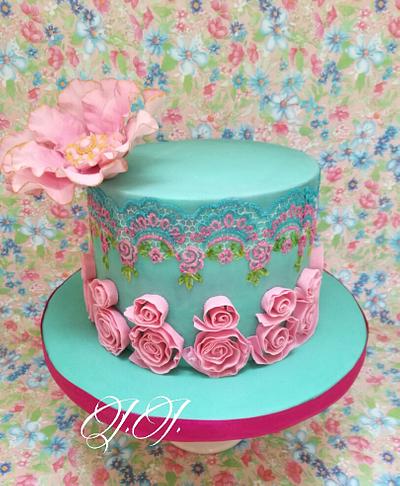 birthday cake Tenderness - Cake by Julieta ivanova Julietas cakes
