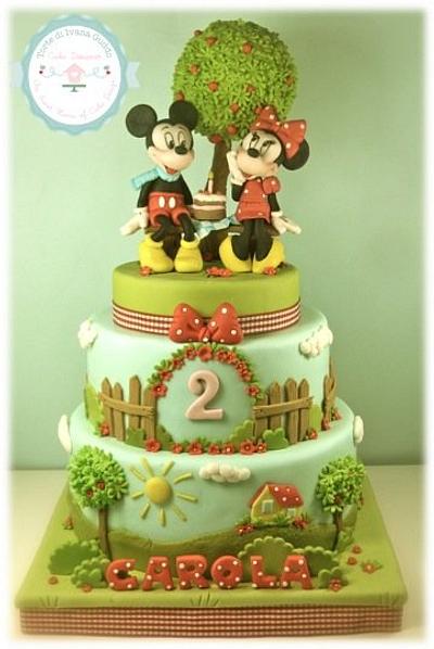 Minnie and Mickey mouse - Cake by ivana guddo