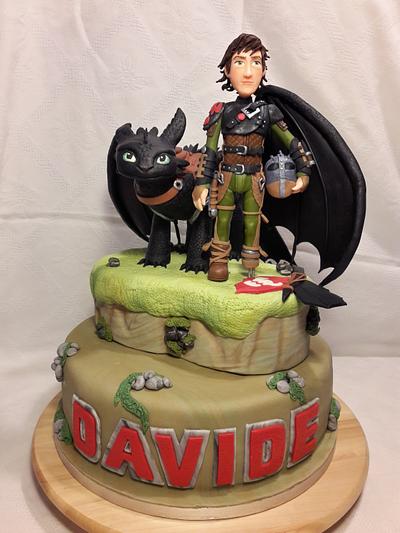 Dragon trainer 2 - Cake by silviacucinelli
