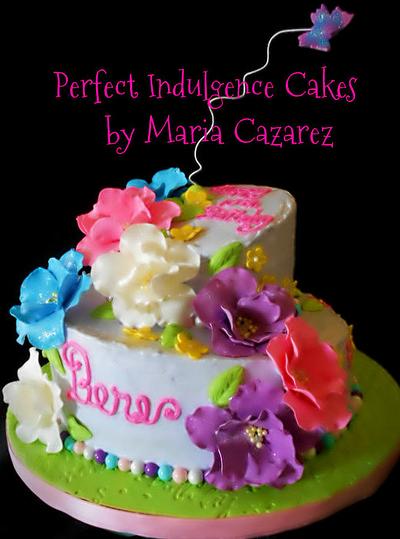 Bere's Birthday Cake - Cake by Maria Cazarez Cakes and Sugar Art