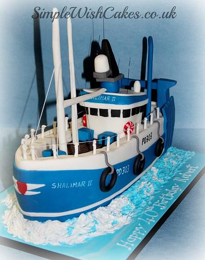 Shalimar II Trawler - Cake by Stef and Carla (Simple Wish Cakes)
