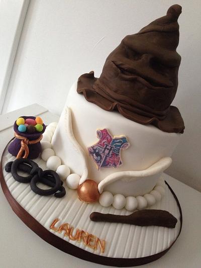 Harry Potter sorting hat cake - Cake by Donna Campbell