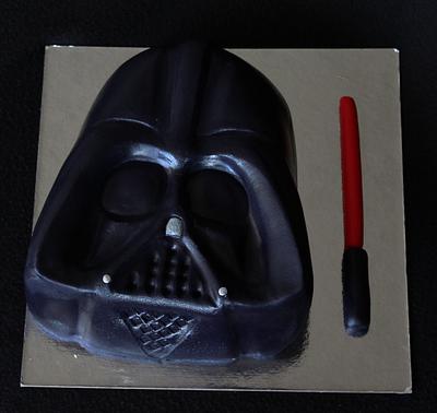 Darth Vader's head - Cake by Anka