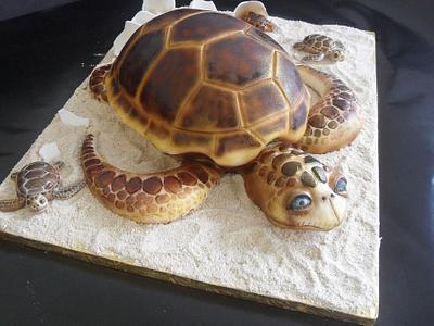 My 2. Turtle - Cake by Andrea