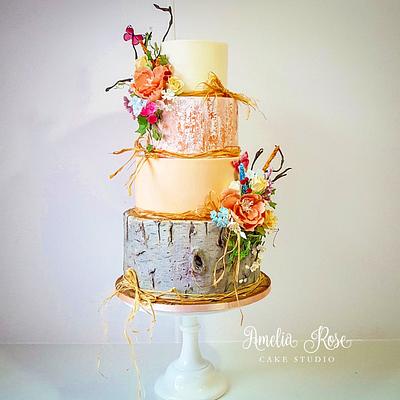 Rustic wedding - Cake by Amelia Rose Cake Studio