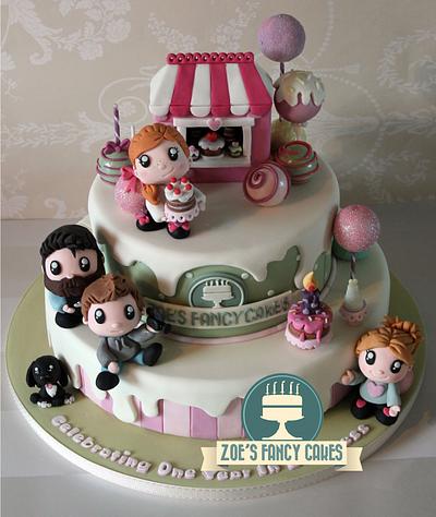 Celebrating 1 year in business :) - Cake by Zoe's Fancy Cakes