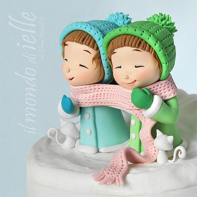 Winter Twins - Cake by il mondo di ielle
