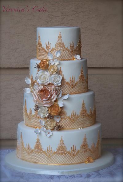 Wedding cake - Cake by Veronica22