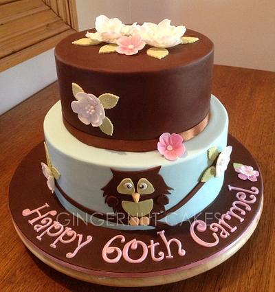 Owl - Cake by Gingernut Cakes