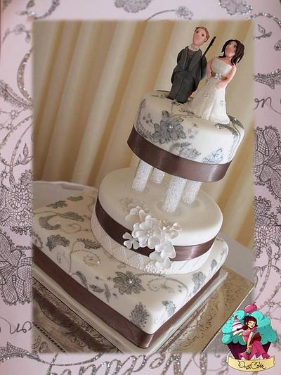 Invitation Wedding Cake - Cake by DusiCake