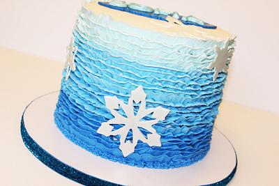 Frozen Birthday Cake - Cake by halfbakedfull