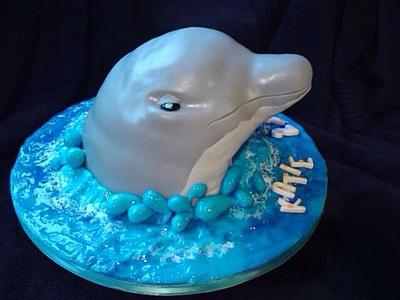 Dolphin cake - Cake by Looby69